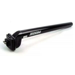 Canote Selim 27,2x400mm Preto com Carrinho AL-217